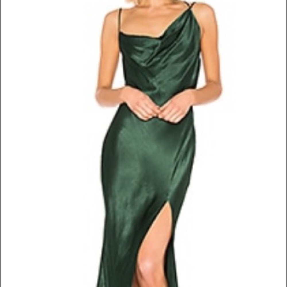 Bec + Bridge Silky Emerald Dress